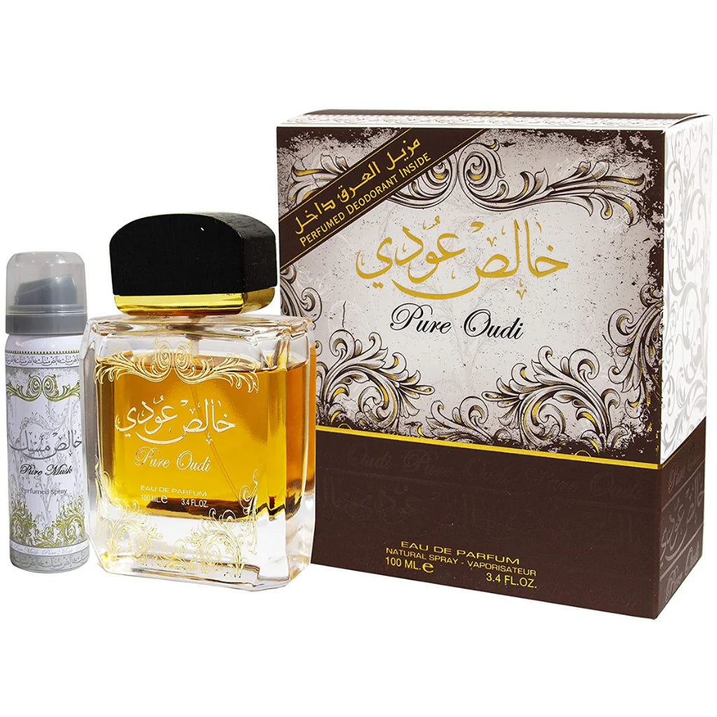 PURE OUDI EDP - 100ML (3.4OZ) W/ DEODRANT BY LATTAFA