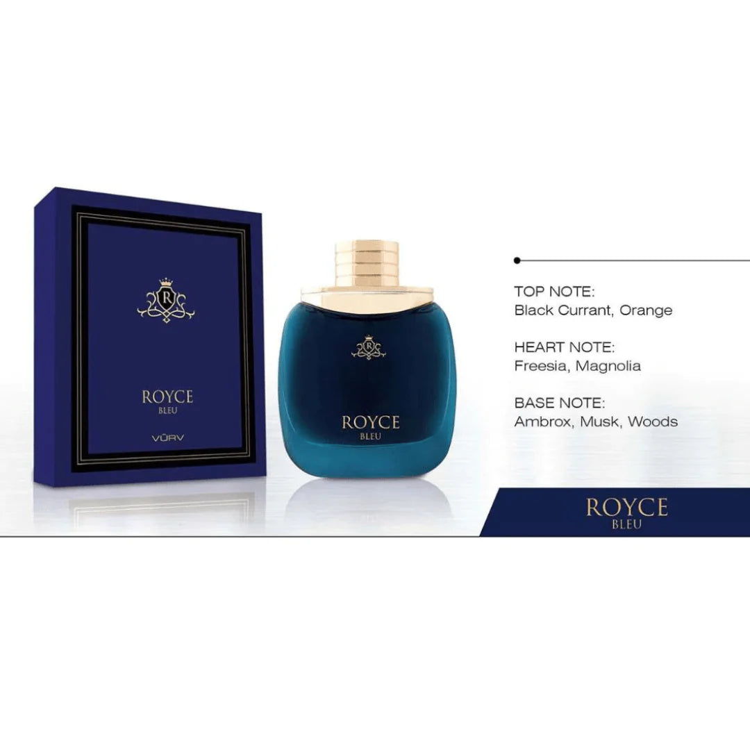 ROYCE BLEU For Men EDP 100Ml (3.4Oz) By Vurv